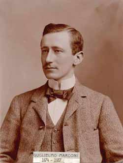 A photo of Guglielmo Marconi taken in 1901