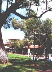 Recent image of the centre of Alice Spings Australia - a town that started life as an Morse telegraph relay station.