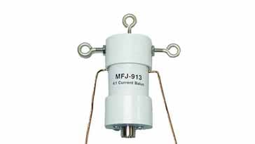 Typical HF ham radio antenna balun