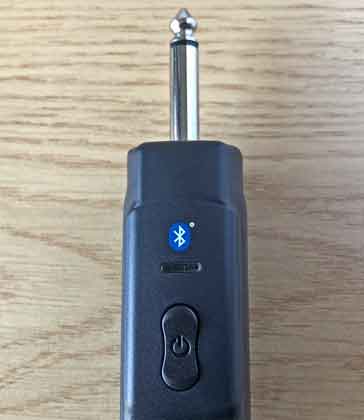 Bluetooth device showing the Bluetooth logo