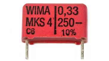 Polyester film capacitor