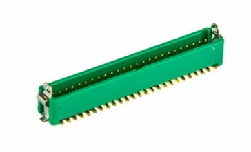 PCB mounted multiway connector