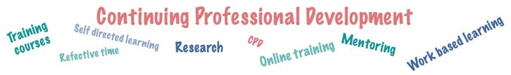 Continuing professional development, cpd: learning, online courses, directed learning, work based learning . . .
