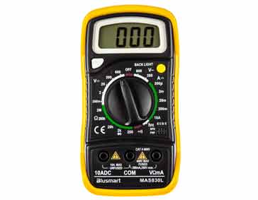 Typical low cost digital multimeter