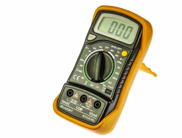 Typical low cost digital multimeter or test meter