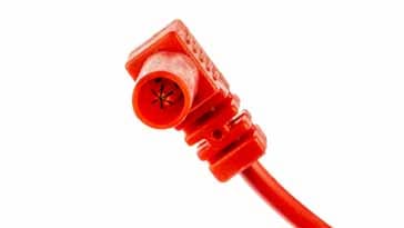 Typical digital multimeter probe connector