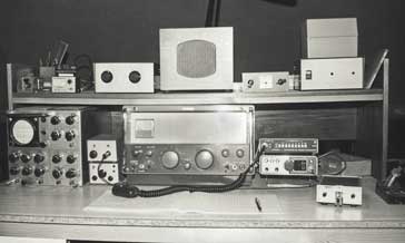 Eddystone EA12 in a ham radio station