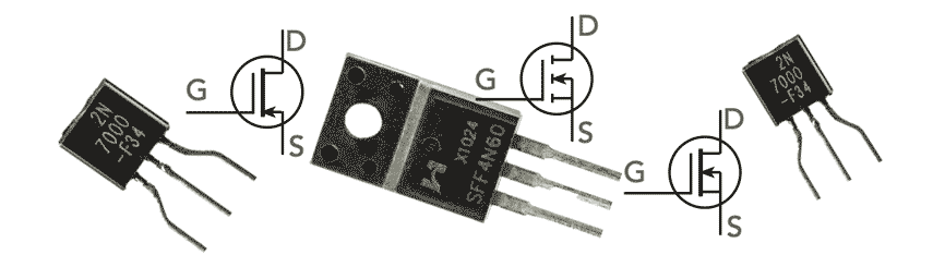 Selection of FETs and circuit symbols for their specifications