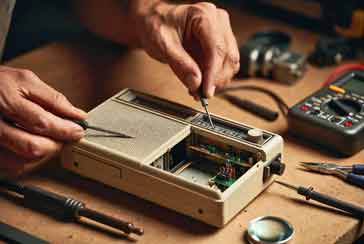 Fixing radios and other electronic gadgets