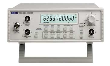 Typical frequency counter timer in a benchtop case: AIMTTi TF960