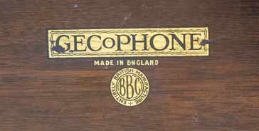 The BBC stamp on a GECoPHONE BC2830 bore no Reg number but just mentioned that it was made in Britain