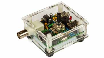 Simple ham radio transceiver kit built