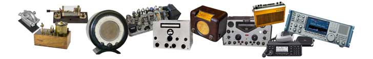 History of radio showing some classic antique radios and vintage radios