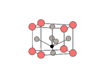 FRAM Ferroelectric crystal polarisation - up