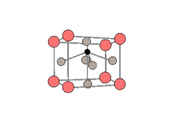 FRAM Ferroelectric crystal polarisation - down