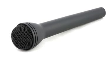 A typical moving coil or dynamic microphone