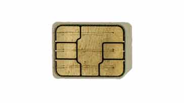 A nano SIM Card