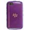 Rear view of Blackberry 9720 (purple) vintage classic mobile phone