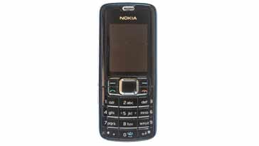 Front view of Nokia 3110 Classic vintage mobile phone