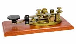  Steel level Morse key 