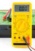 Typical digital multimeter / test meter