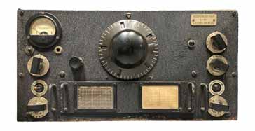 Front panel diagram for the National HRO vintage communications radio receiver