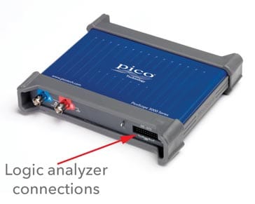 A USB mixed signal oscilloscope, MSO