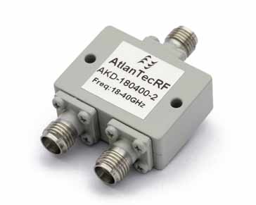 Typical microwave connectorised splitter / combiner