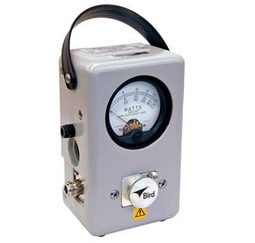 Bird 43 thuline - inline wattmeter / power meter that gives forward and reverse power readings that can be converted to VSWR.