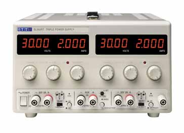 Typical variable linear power supply for bench laboratory use