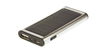 Solar powered power bank