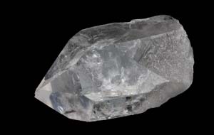 Naturally occurring quartz crystal
