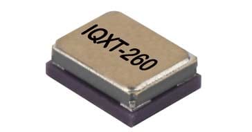 Typical surface mount technology or SMD TCXO: IQD IQXT-260 which measures just 2.5 x 2 mm
