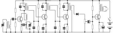 Very simple superhet radio receiver circuit