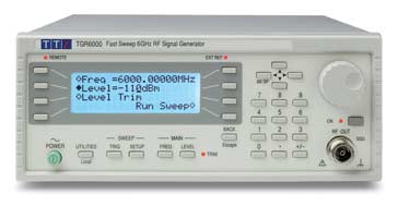 Typical RF radio frequency signal generator