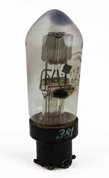 Tungsram VY2 Rectifier Image of an early half wave rectifier valve - Tungsram VY2. First developed by Telefunken around 1938.