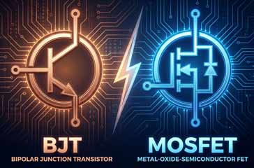 bipolar junction transistor bjt vs MOSFET