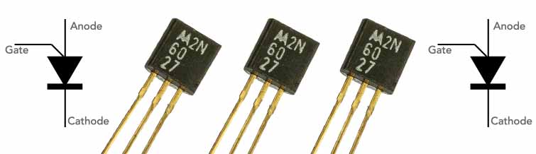 Programmable unijunction transistors, PUTs