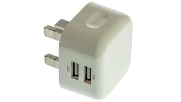 Modern dual output USB charger