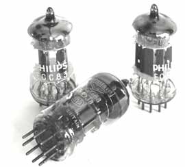 ECC83 & ECC88 double triode valves / vacuum tubes