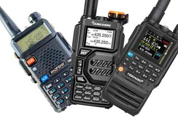 Baofeng UV-5R, Quansheng UV-K8, TIDradio TD-H3