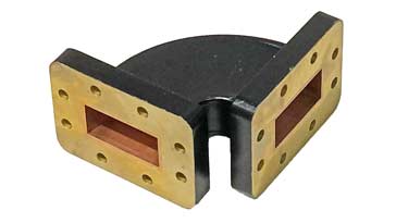 Rectangular waveguide bend