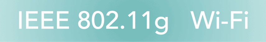 IEEE 802.11g Wi-Fi standard for Wireless LANs, wireless networks using wireless communication technology