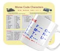Morse code mouse mat & mug